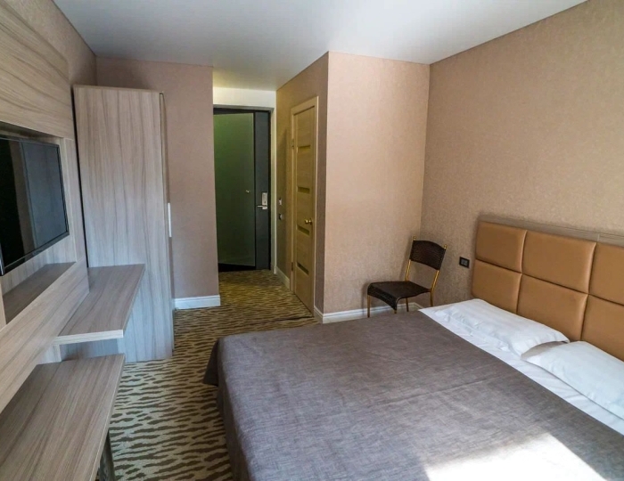 2-х местный однокомнатный «Стандарт» с балконом и доп. местом Корпус №1 - Отель «Родина» Новый Афон